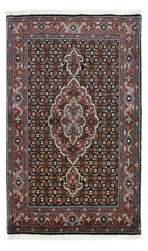 Persisk tæppe - Tabriz - 127 x 75 cm - mørkeblå