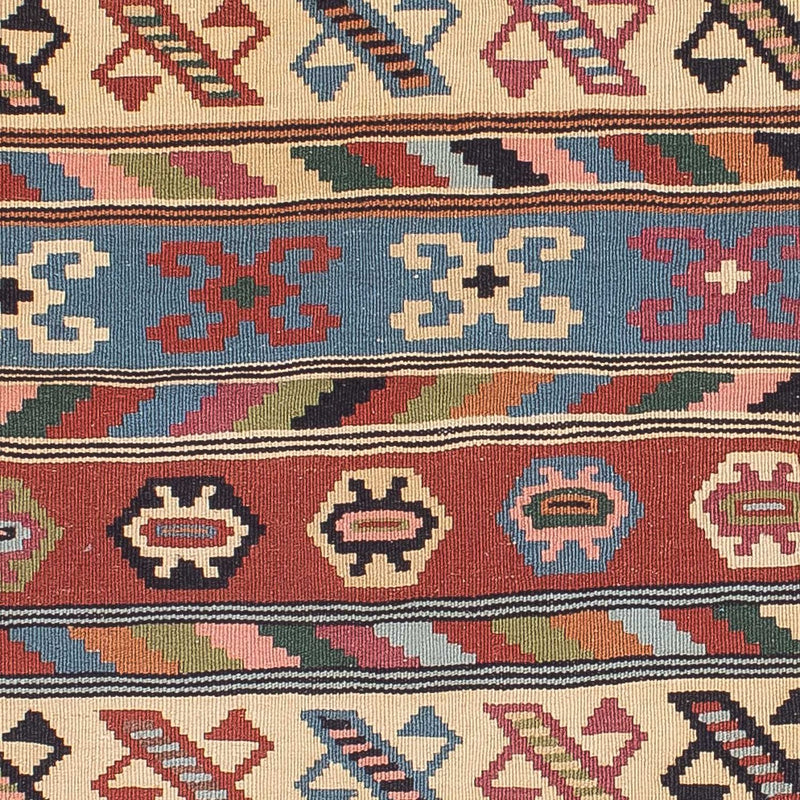 Kelim-tæppe - orientalsk - 144 x 105 cm - flerfarvet
