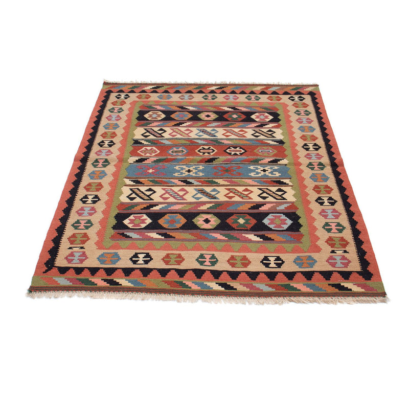Kelim-tæppe - orientalsk - 144 x 105 cm - flerfarvet