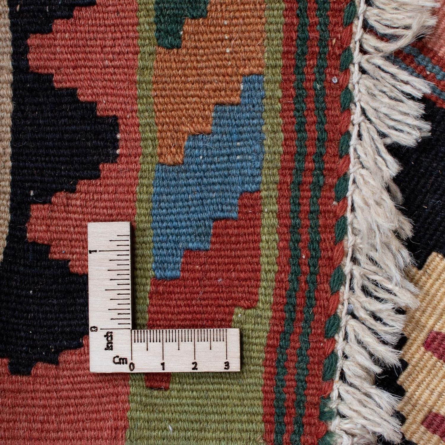 Kelim-tæppe - orientalsk - 144 x 105 cm - flerfarvet