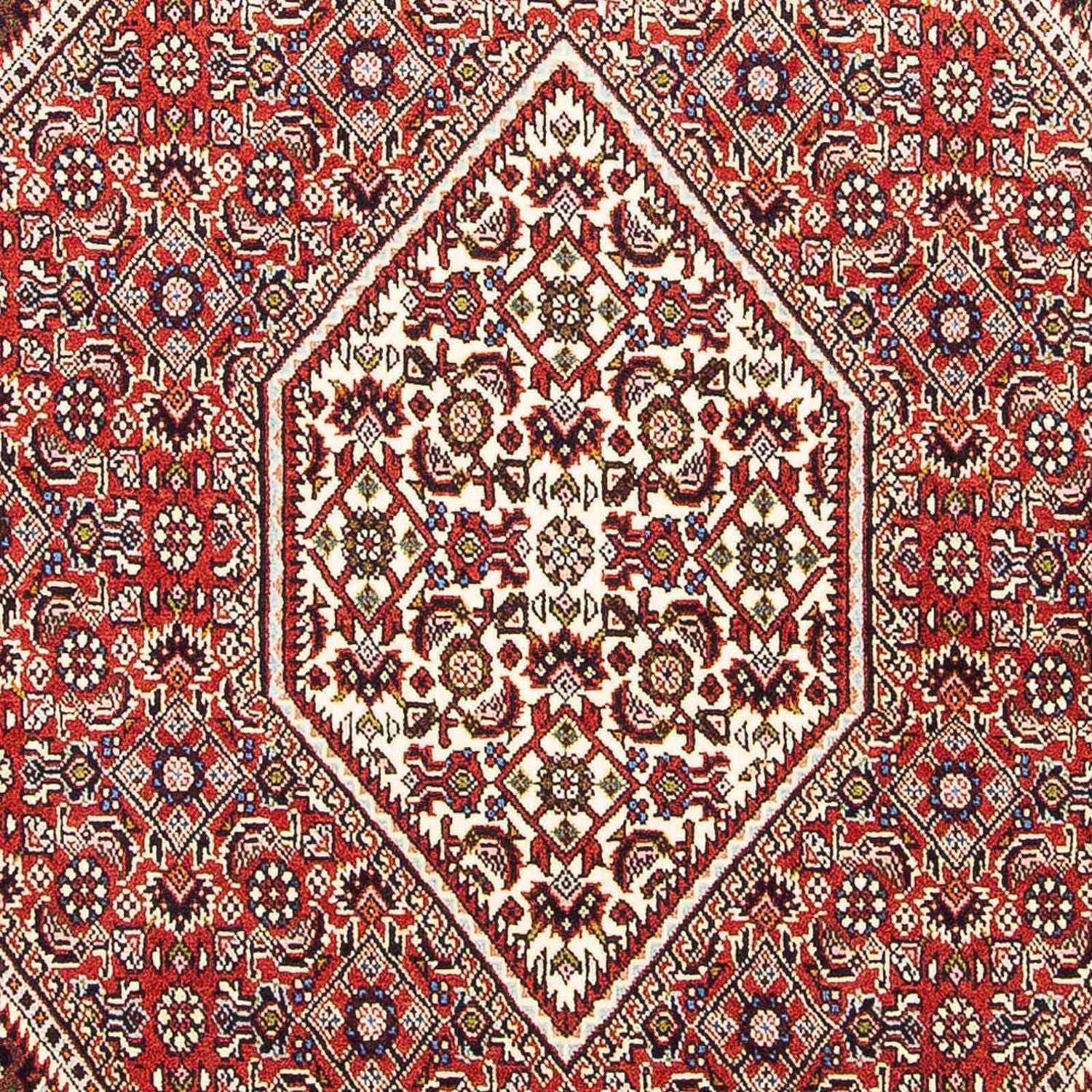 Persisk tæppe - Bijar - 176 x 113 cm - lysrød