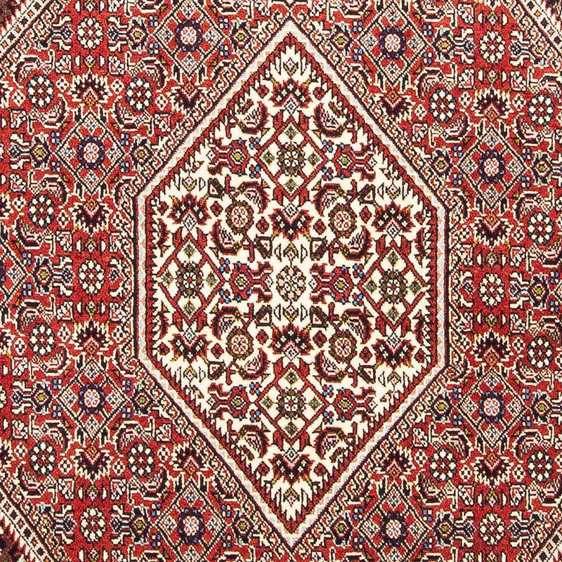 Persisk tæppe - Bijar - 176 x 113 cm - lysrød