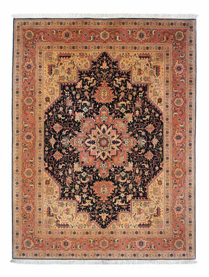 Persisk tæppe - Tabriz - Royal - 203 x 150 cm - lys brun