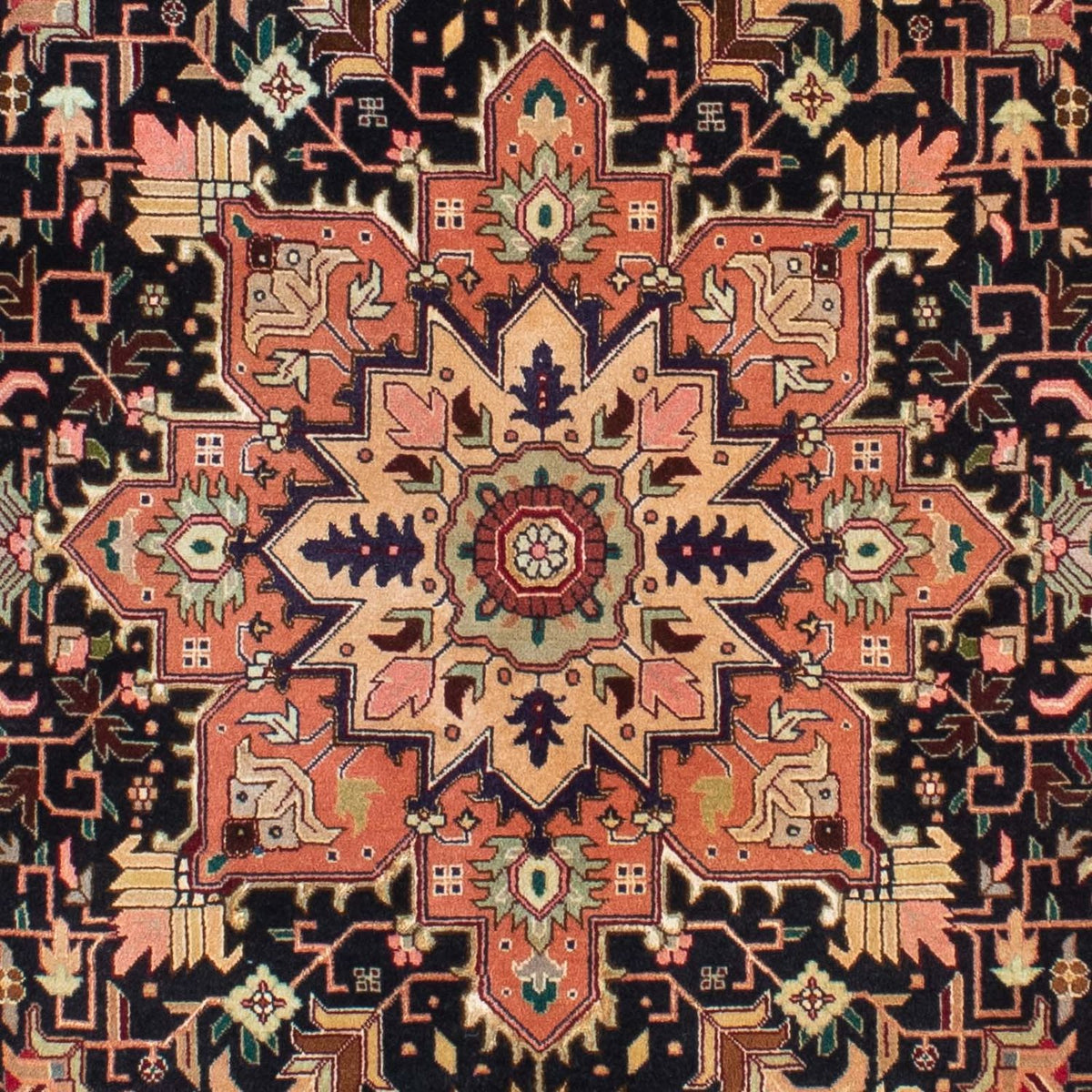 Persisk tæppe - Tabriz - Royal - 203 x 150 cm - lys brun