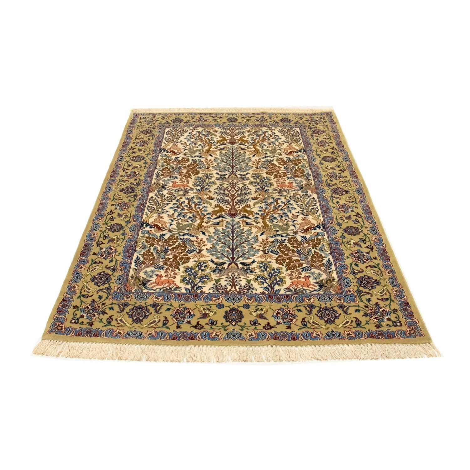 Persisk tæppe - Isfahan - Premium - 170 x 109 cm - beige