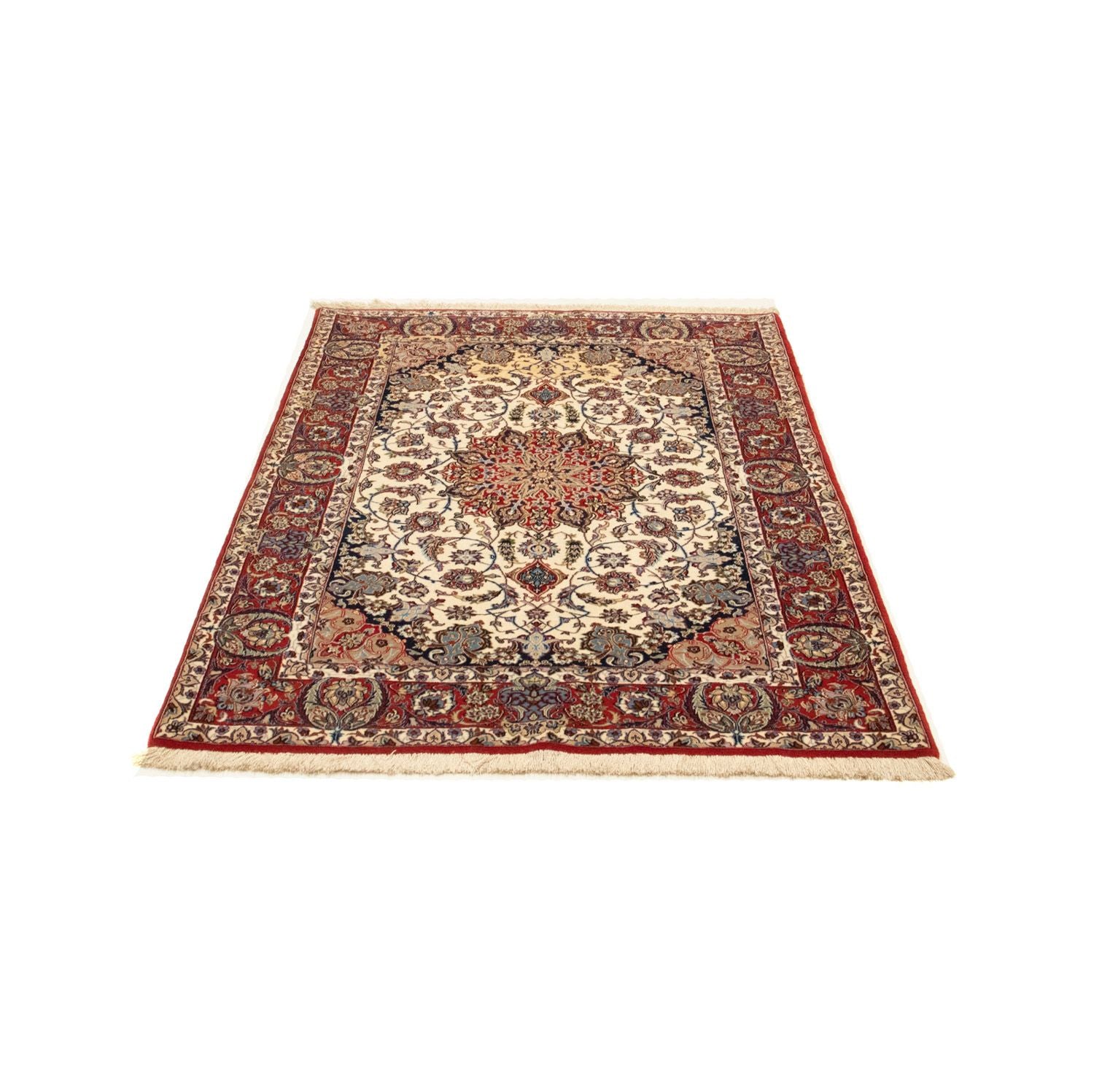 Persisk tæppe - Isfahan - Premium - 160 x 110 cm - beige