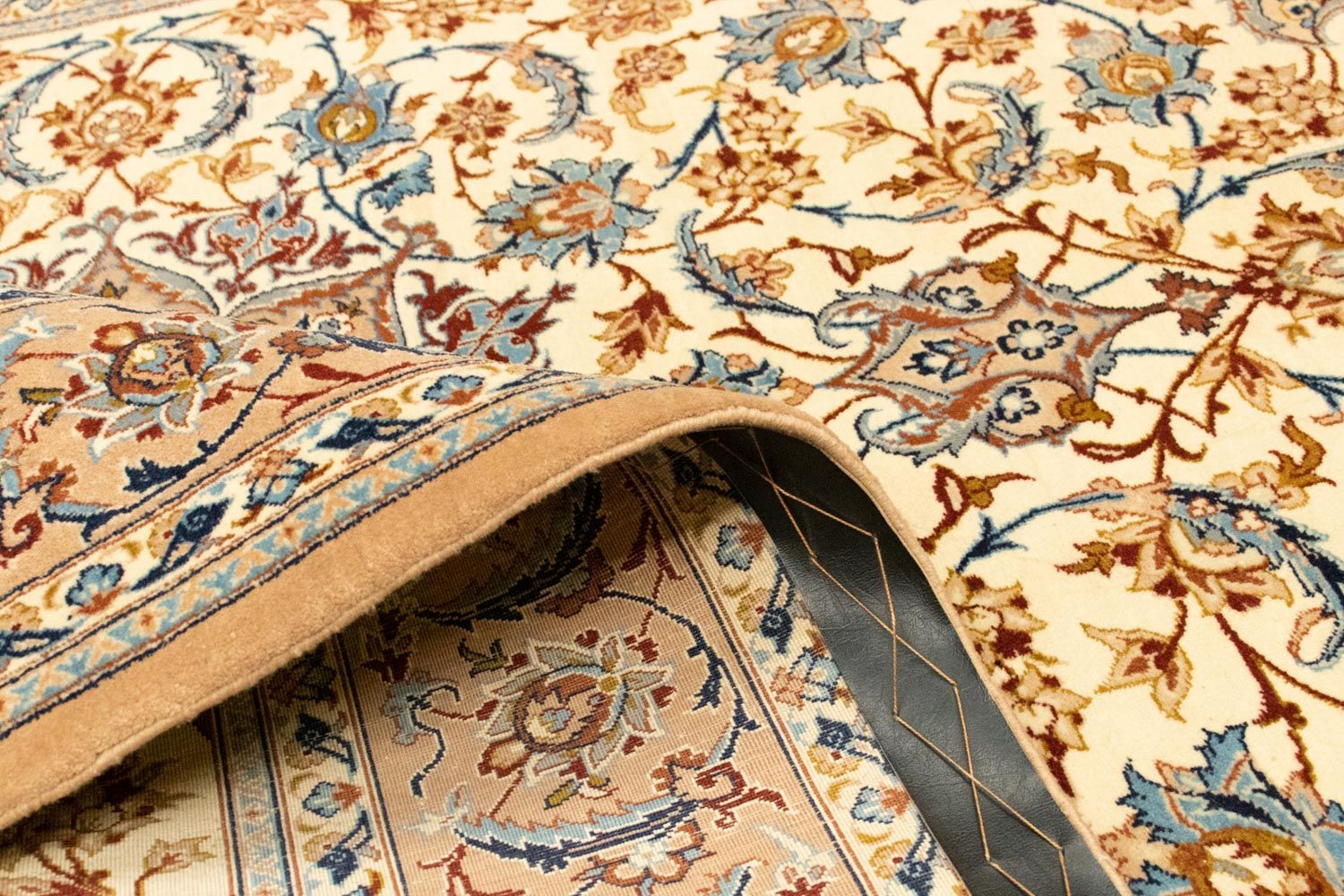 Persisk tæppe - Isfahan - Premium - 160 x 110 cm - beige