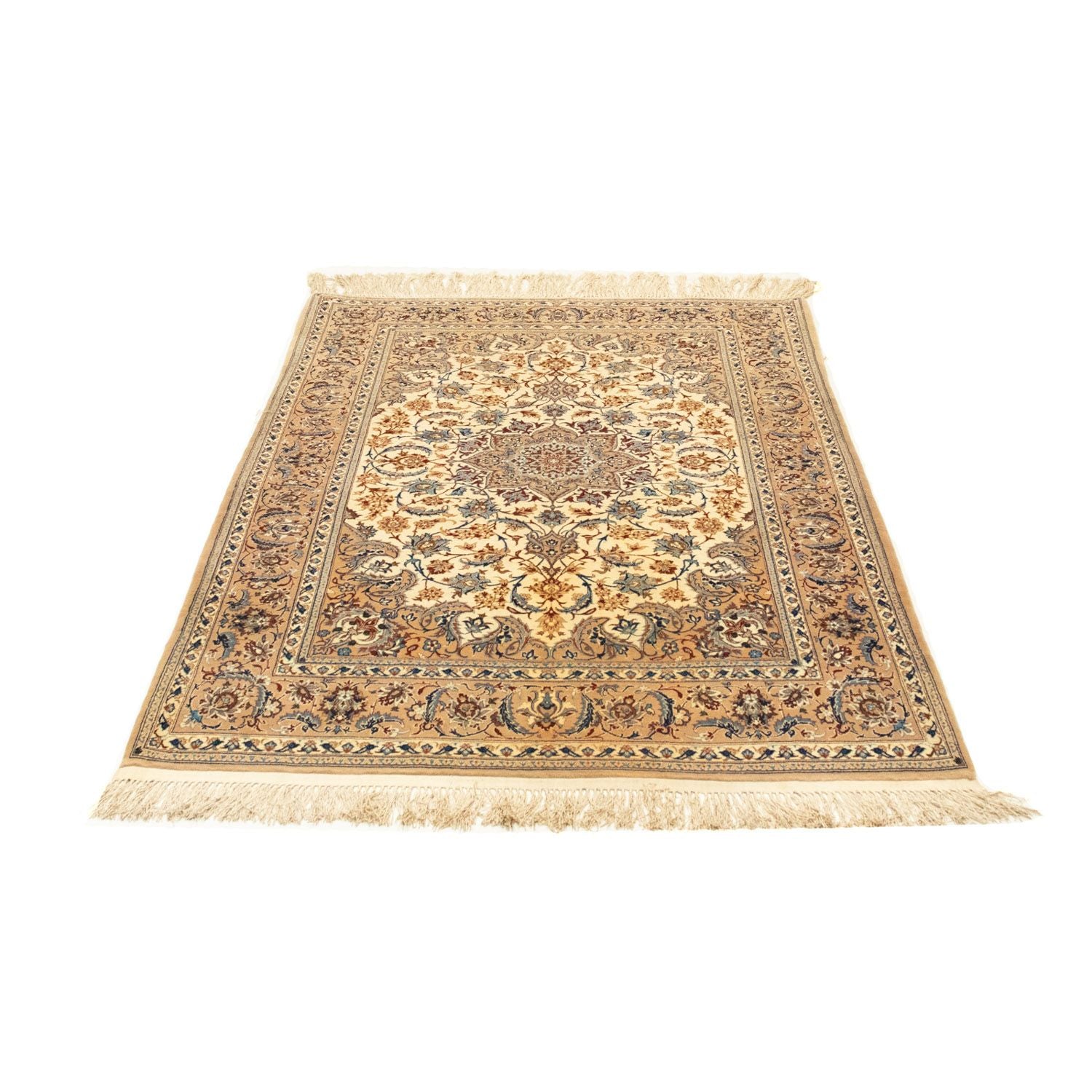 Persisk tæppe - Isfahan - Premium - 160 x 110 cm - beige