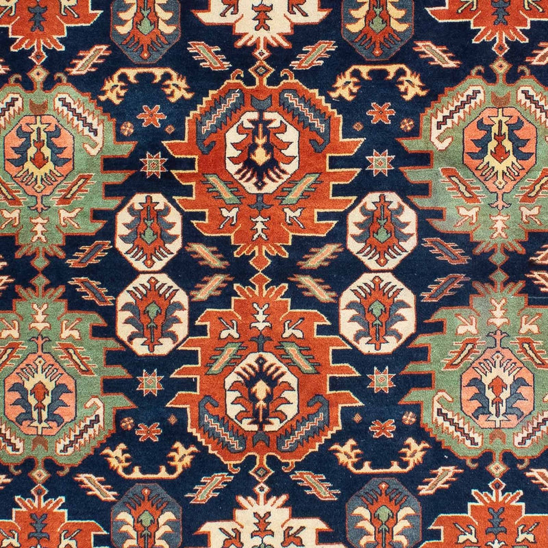 Gabbeh-tæppe - Kashkuli Persisk firkantet  - 205 x 200 cm - mørkeblå