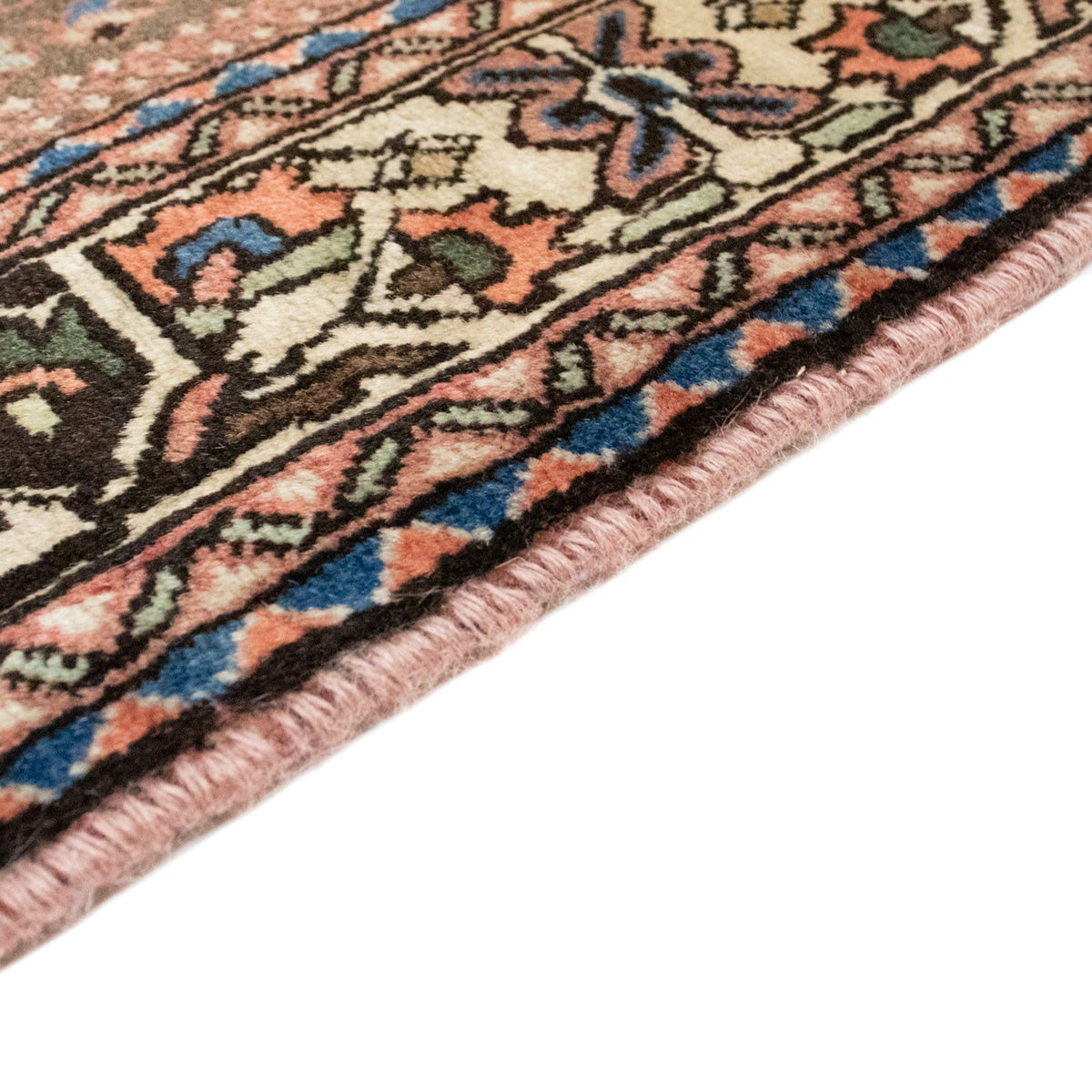 Persisk tæppe - Nomadisk - 195 x 147 cm - lysrød