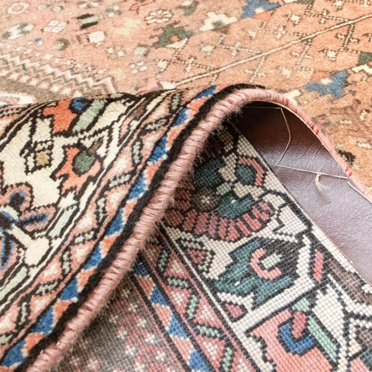 Persisk tæppe - Nomadisk - 195 x 147 cm - lysrød