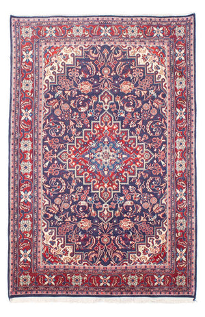 Persisk tæppe - Nomadisk - 211 x 132 cm - mørkeblå