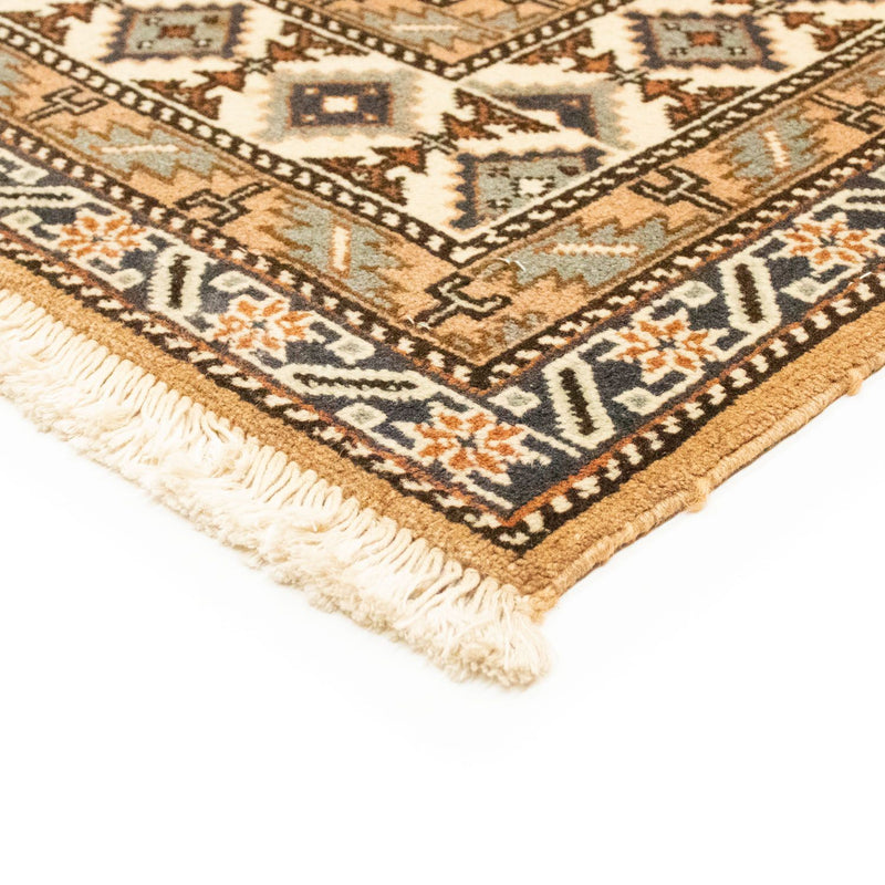 Persisk tæppe - Nomadisk - 197 x 144 cm - lys brun