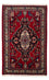 Persisk tæppe - Nomadisk - 162 x 110 cm - mørkerød