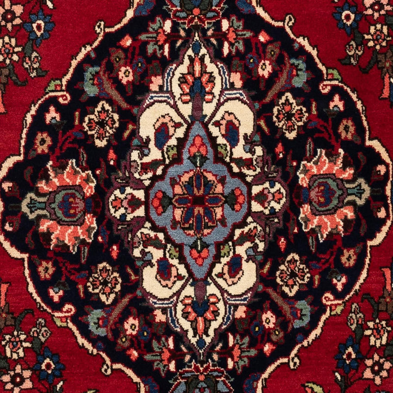 Persisk tæppe - Nomadisk - 162 x 110 cm - mørkerød