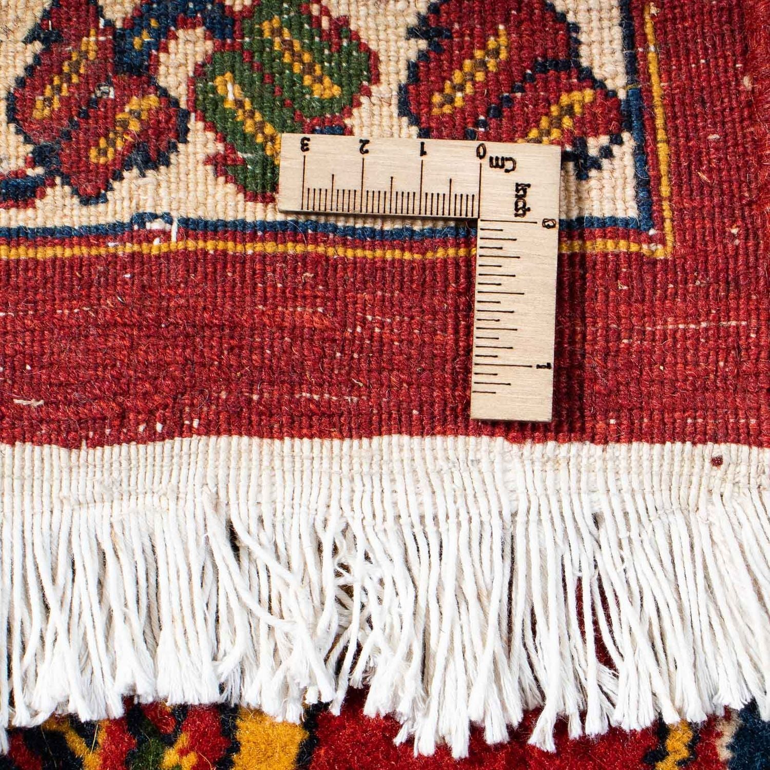 Gabbeh-tæppe - Kashkuli Persisk - 200 x 180 cm - mørkerød