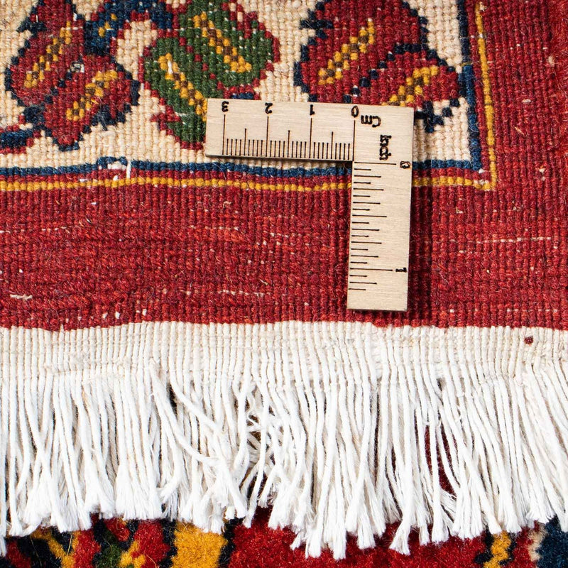 Gabbeh-tæppe - Kashkuli Persisk - 200 x 180 cm - mørkerød