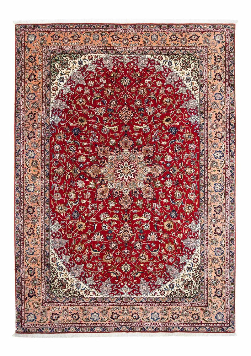 Persisk tæppe - Tabriz - Royal - 307 x 205 cm - mørkerød