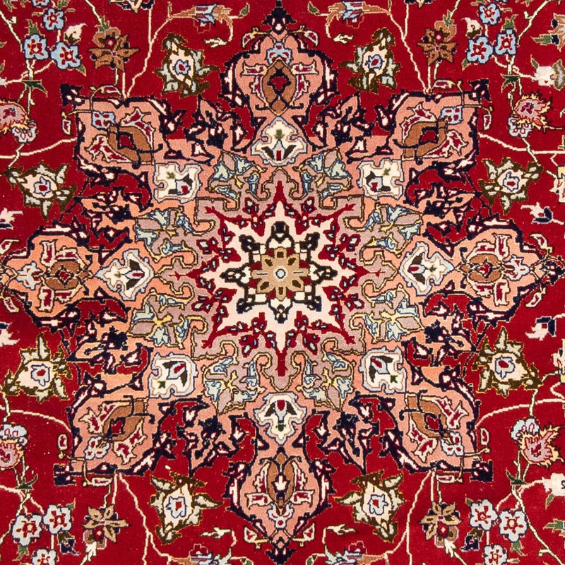 Persisk tæppe - Tabriz - Royal - 307 x 205 cm - mørkerød