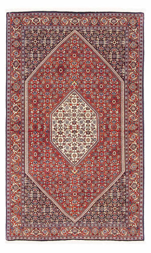 Persisk tæppe - Bijar - 168 x 110 cm - rød