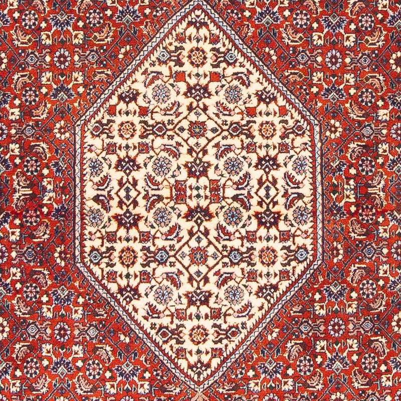 Persisk tæppe - Bijar - 168 x 110 cm - rød