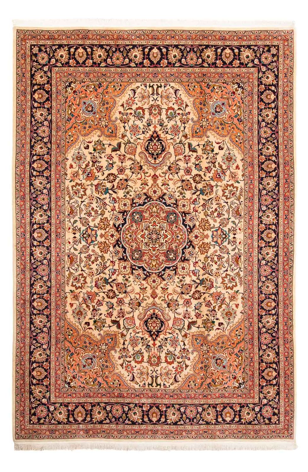Persisk tæppe - Tabriz - Royal - 302 x 202 cm - brun