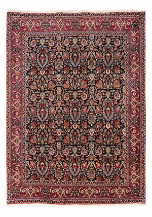 Persisk tæppe - Bijar - Royal - 295 x 210 cm - mørkeblå