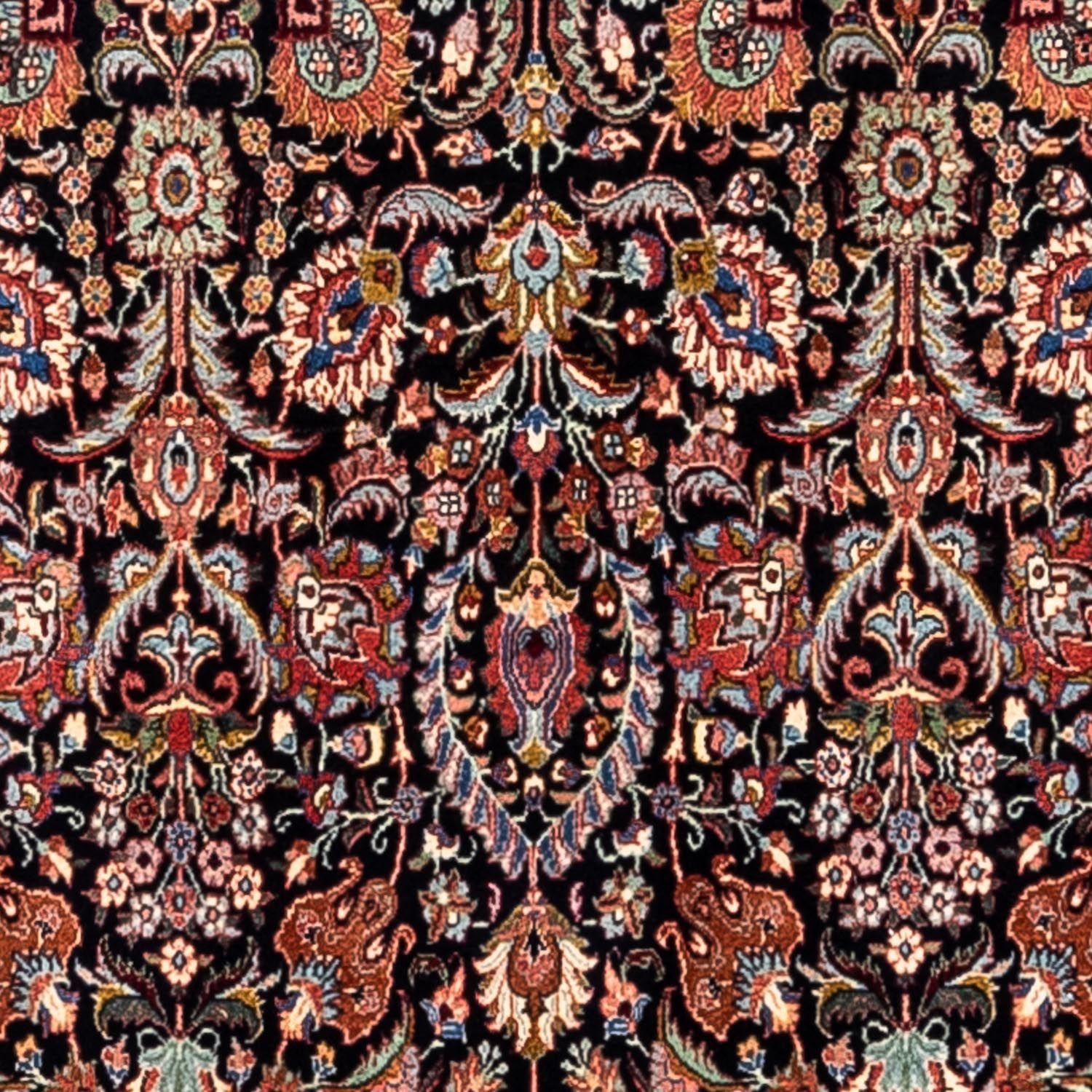Persisk tæppe - Bijar - Royal - 295 x 210 cm - mørkeblå