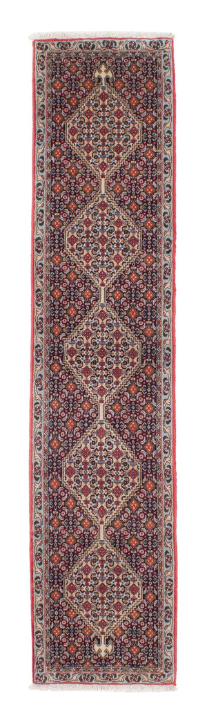 Løber Persisk tæppe - Classic - 253 x 53 cm - mørkerød