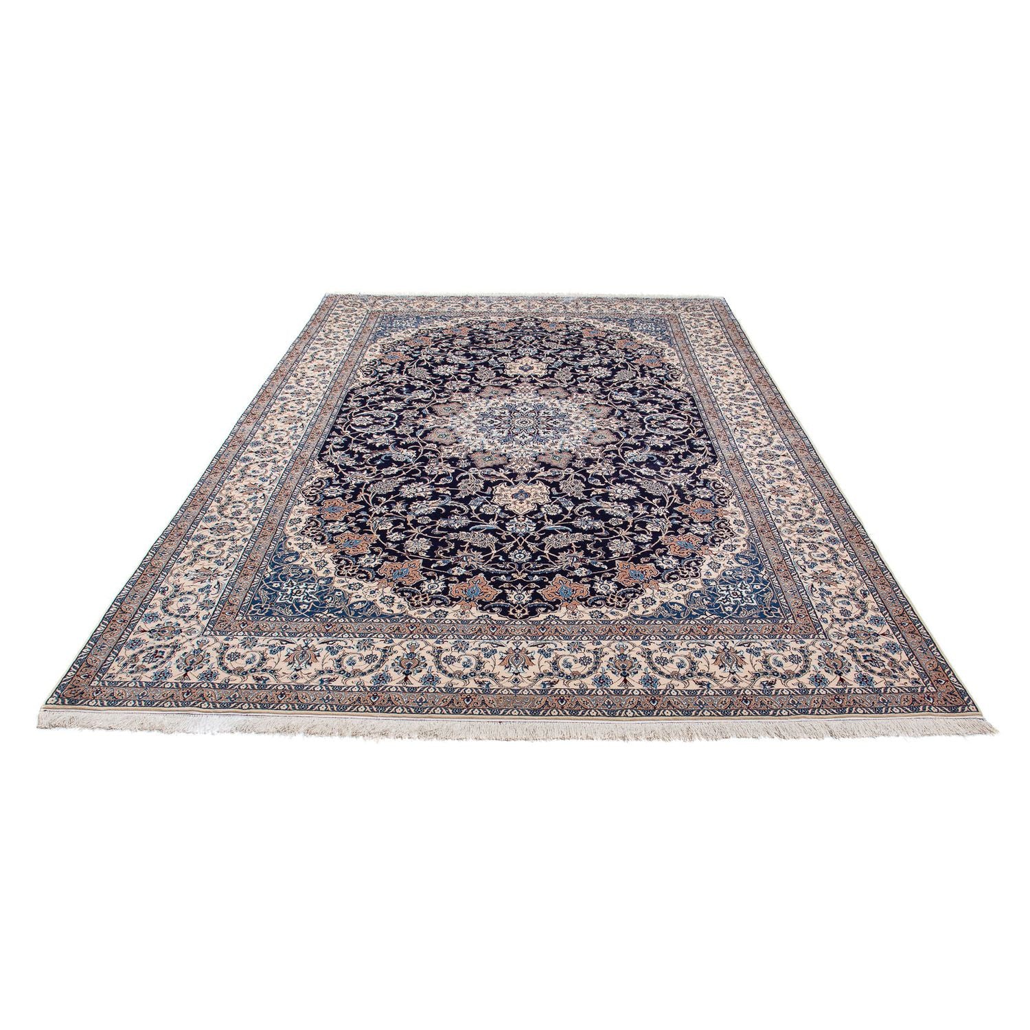 Persisk tæppe - Nain - Premium - 320 x 211 cm - beige