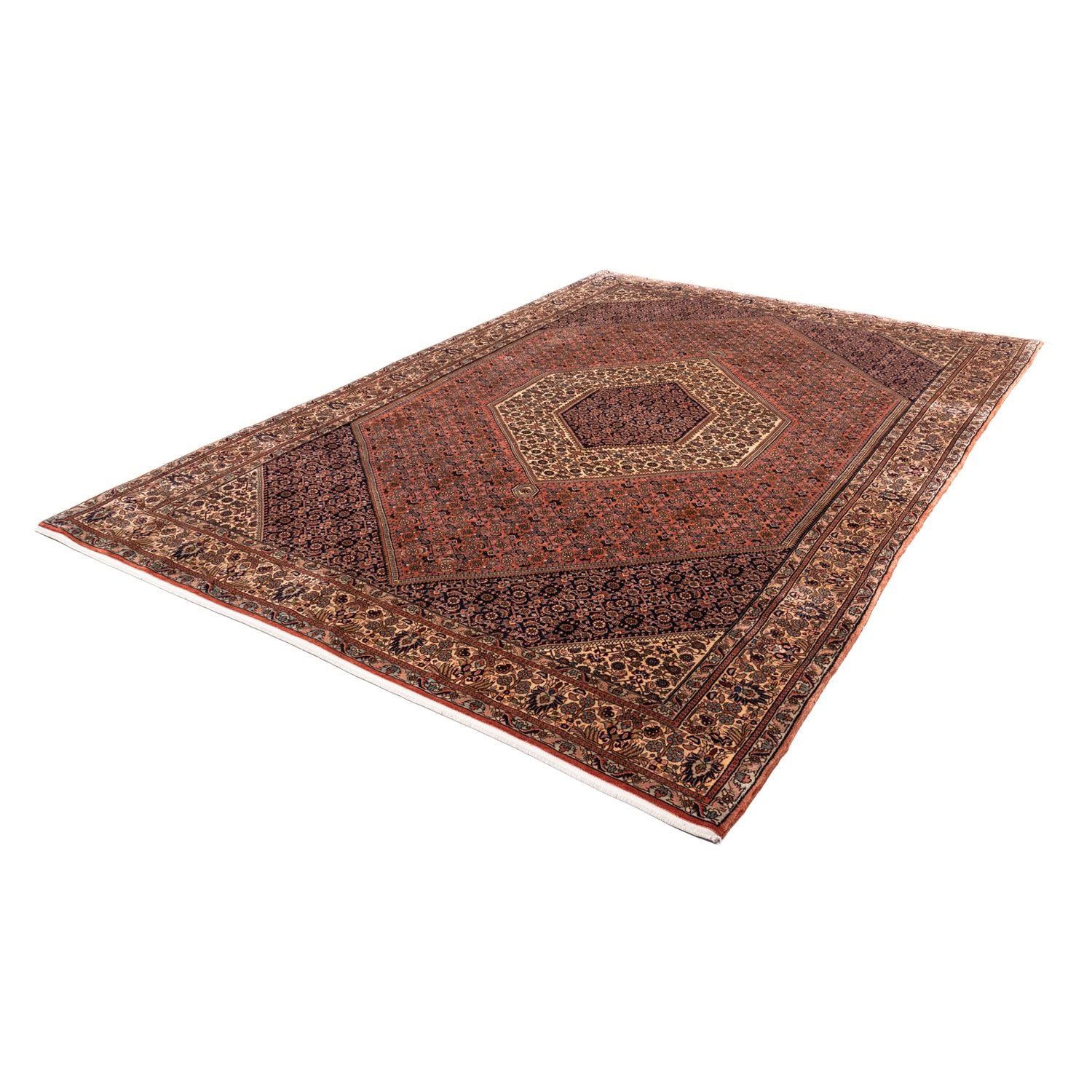 Persisk tæppe - Bijar - Royal - 291 x 202 cm - rust