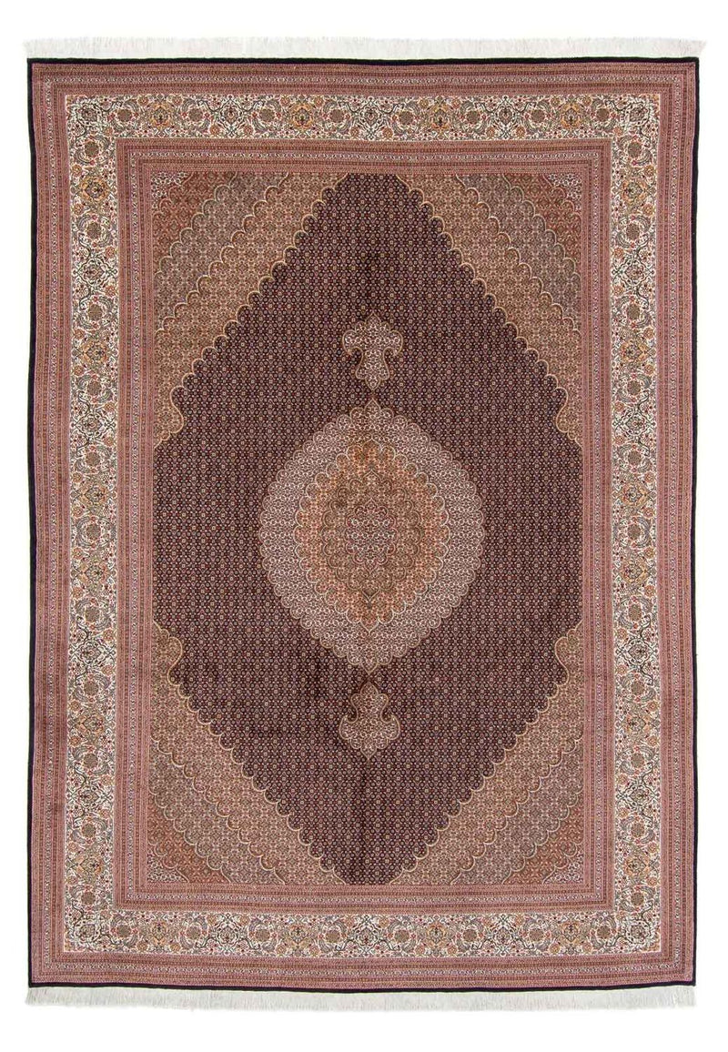 Persisk tæppe - Tabriz - 350 x 250 cm - lys brun