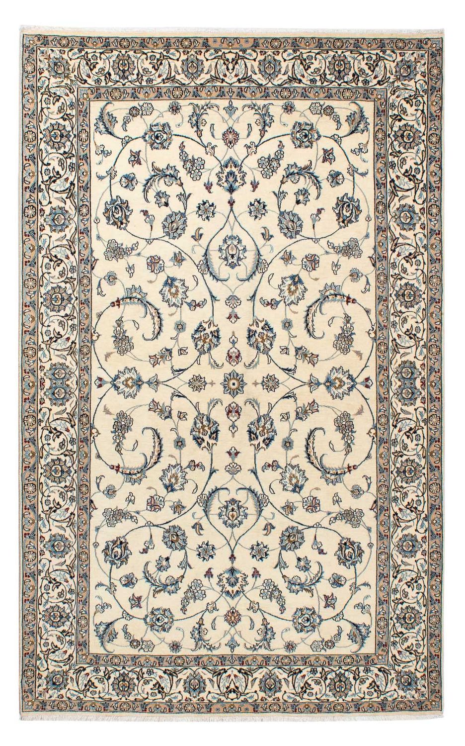 Persisk tæppe - Nain - Premium - 210 x 130 cm - beige