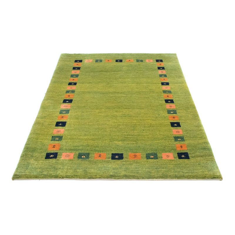 Gabbeh Tæppe - Loribaft Persisk - 154 x 107 cm - grøn