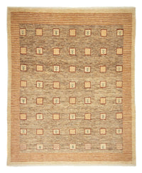 Gabbeh Tæppe - Loribaft Persisk - 240 x 197 cm - beige
