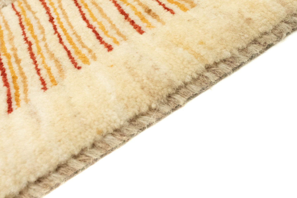 Gabbeh Tæppe - Loribaft Persisk - 240 x 197 cm - beige