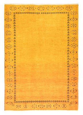 Gabbeh Tæppe - Loribaft Persisk - 240 x 170 cm - guld
