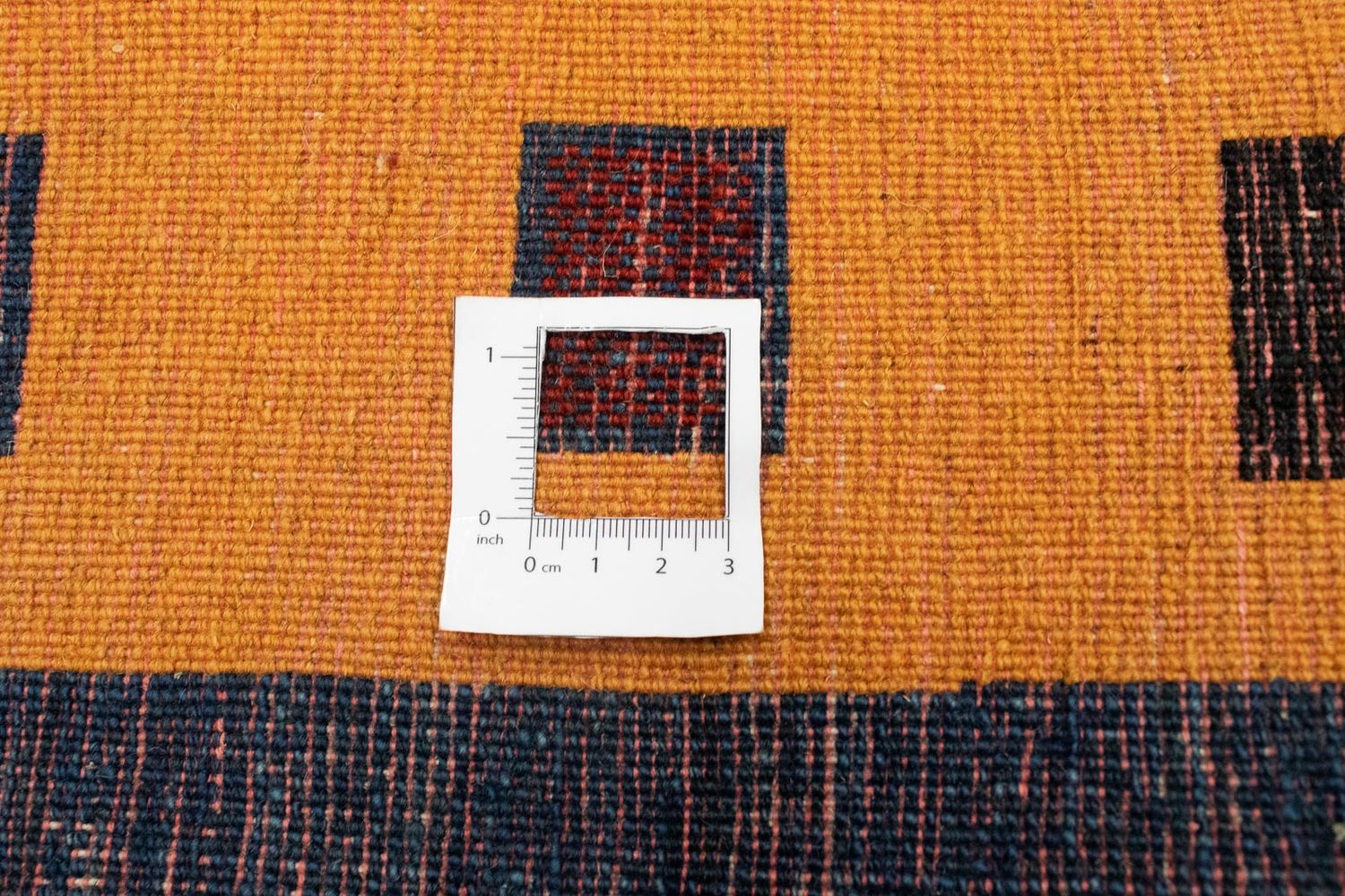 Gabbeh Tæppe - Loribaft Persisk - 145 x 112 cm - mørkerød