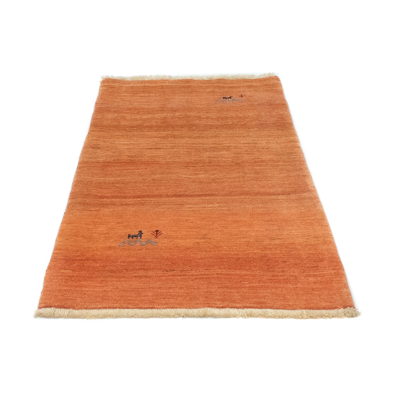 Gabbeh Tæppe - Loribaft Persisk - 163 x 88 cm - orange