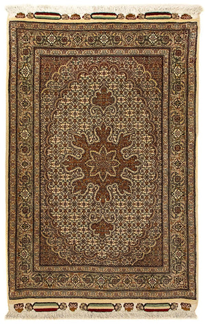 Persisk tæppe - Tabriz - Royal - 124 x 80 cm - beige