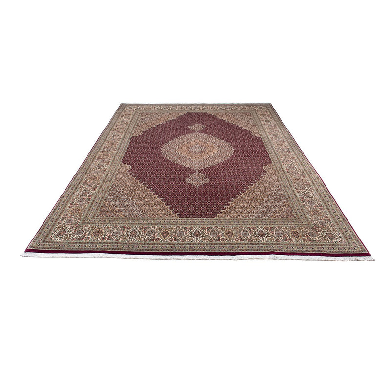 Persisk tæppe - Tabriz - 300 x 200 cm - mørkerød