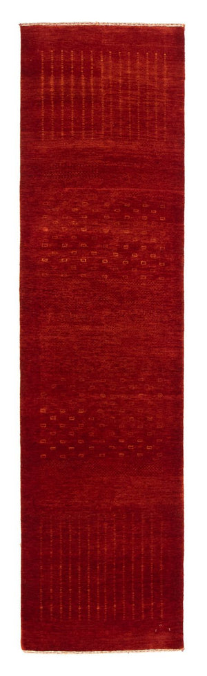 Løber Gabbeh Tæppe - Loribaft Persisk - 307 x 80 cm - rød