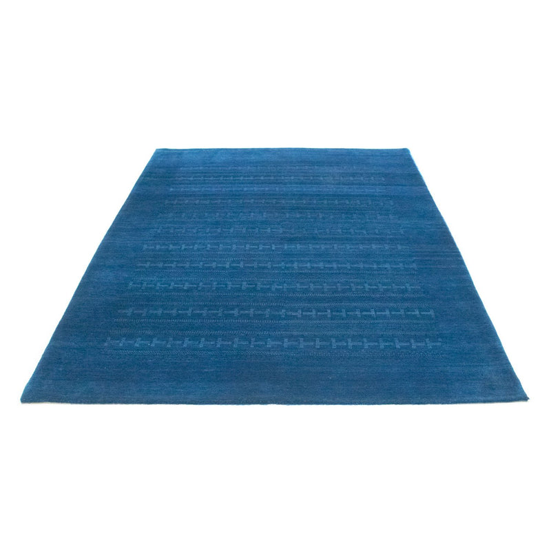 Gabbeh Tæppe - Loribaft Persisk - 243 x 171 cm - blå