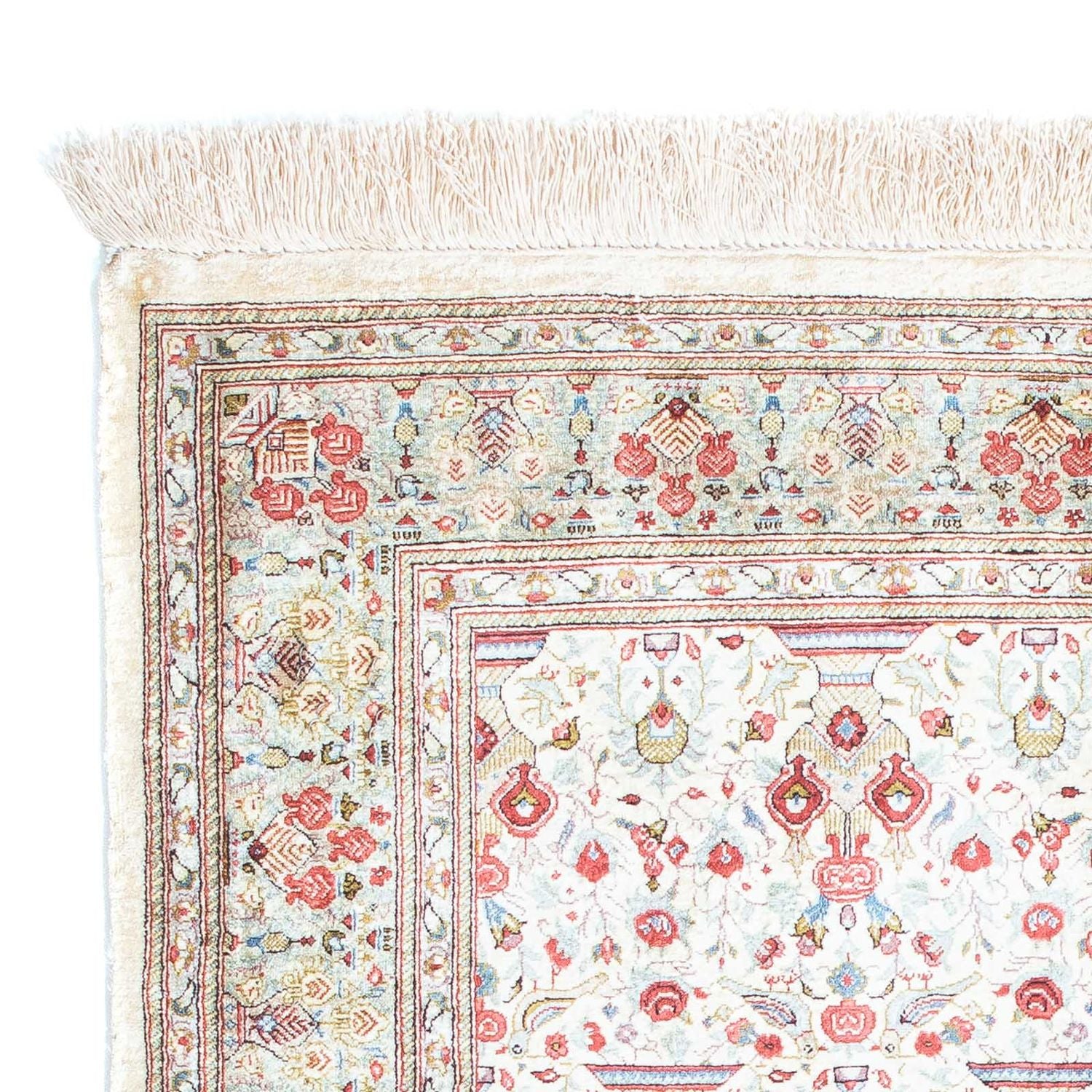 Persisk tæppe - Ghom - 118 x 75 cm - beige