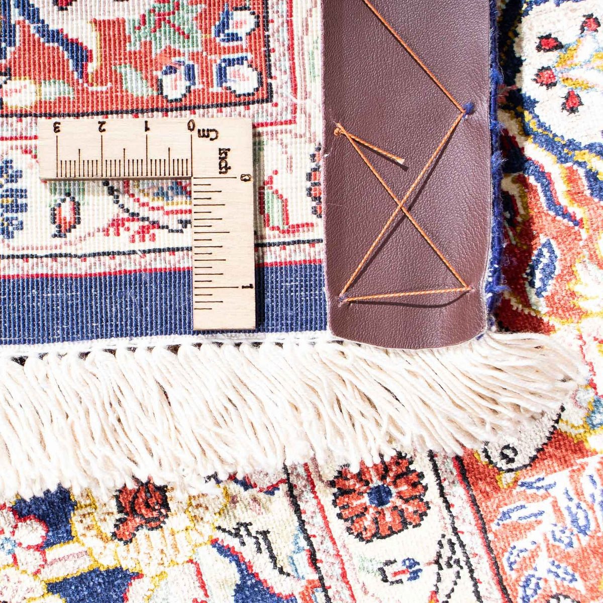 Persisk tæppe - Ghom - 147 x 104 cm - mørkeblå