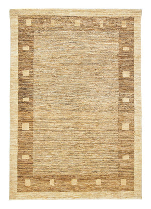 Gabbeh Tæppe - Loribaft Persisk - 228 x 161 cm - lys brun