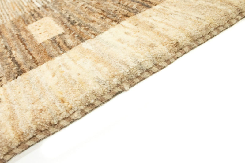 Gabbeh Tæppe - Loribaft Persisk - 228 x 161 cm - lys brun