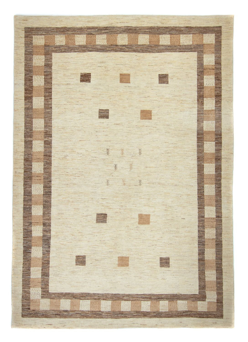 Gabbeh Tæppe - Loribaft Persisk - 286 x 202 cm - beige