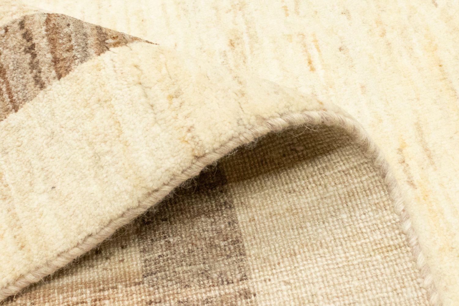 Gabbeh Tæppe - Loribaft Persisk - 286 x 202 cm - beige