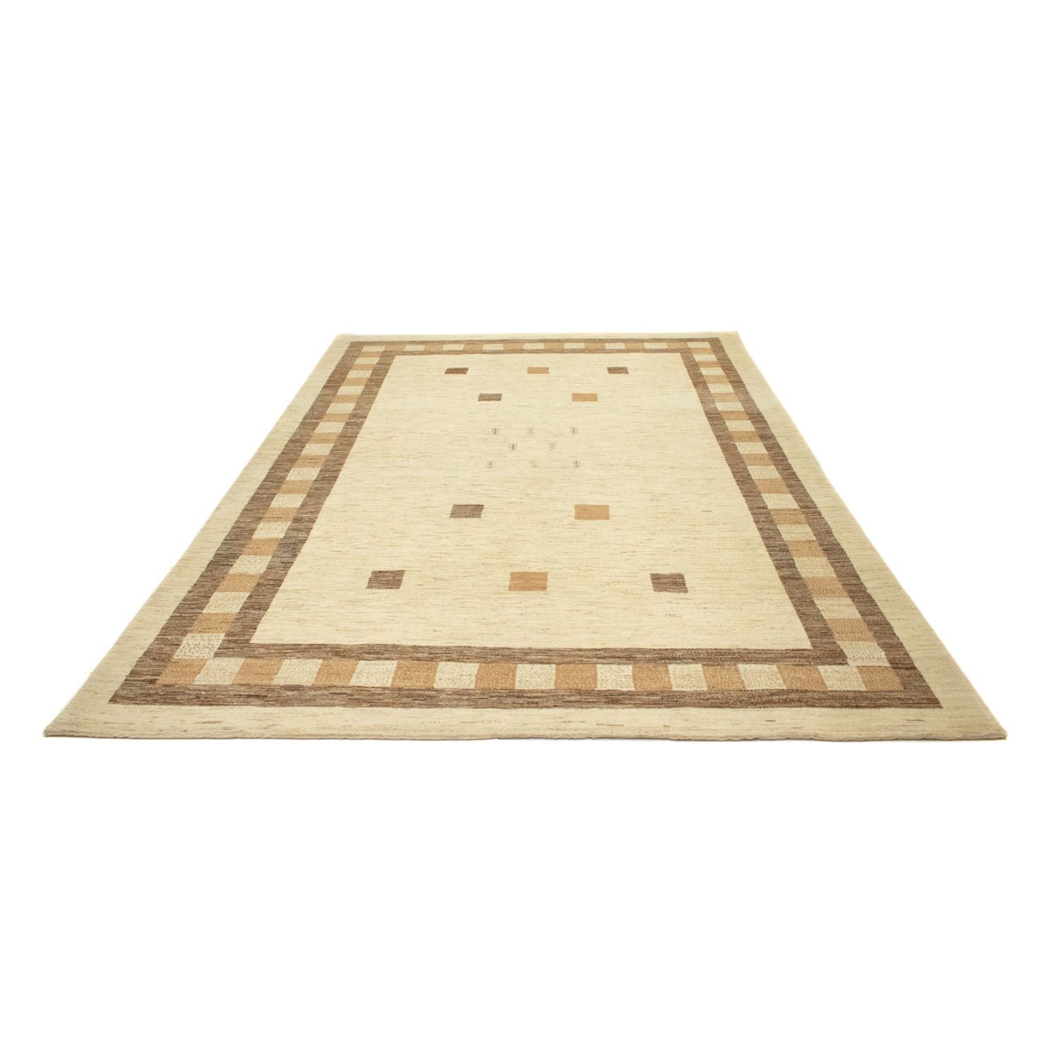 Gabbeh Tæppe - Loribaft Persisk - 286 x 202 cm - beige